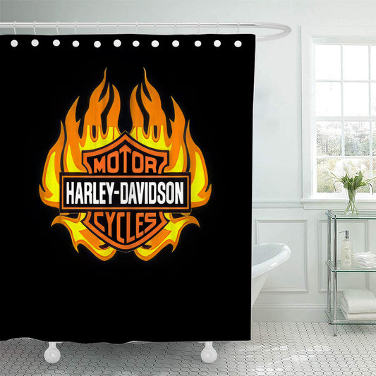 Harley Davidson Shower Curtain