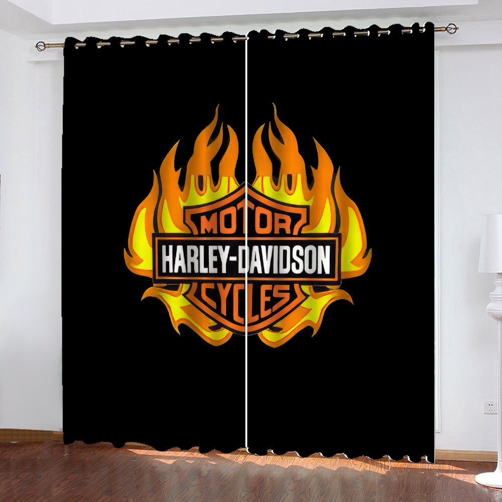 Harley Davidson Window Curtains