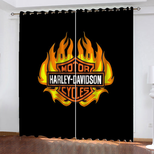 Harley Davidson Window Curtains