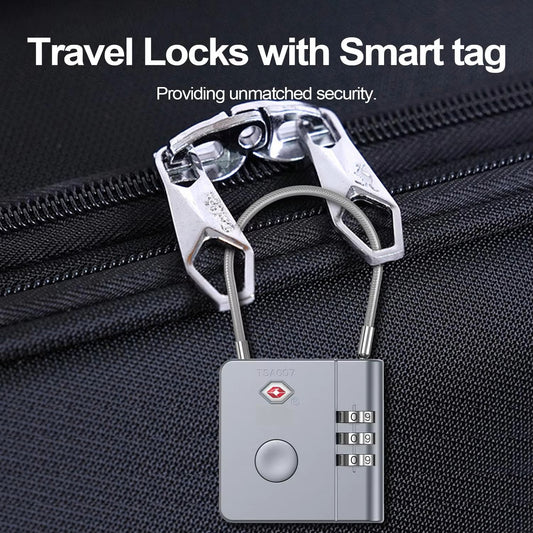 Travel Smartlock Padlock with Tracking