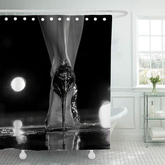 High Heel Elegance Shower Curtain