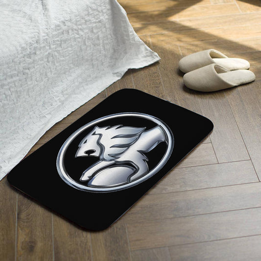 Holden Black & Silver Logo Shower / Bath Mat