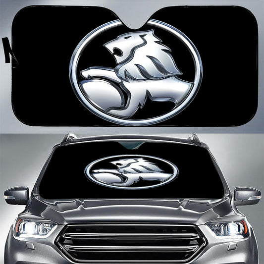 Holden Black & Silver Logo Sunshade For Cars & Trucks