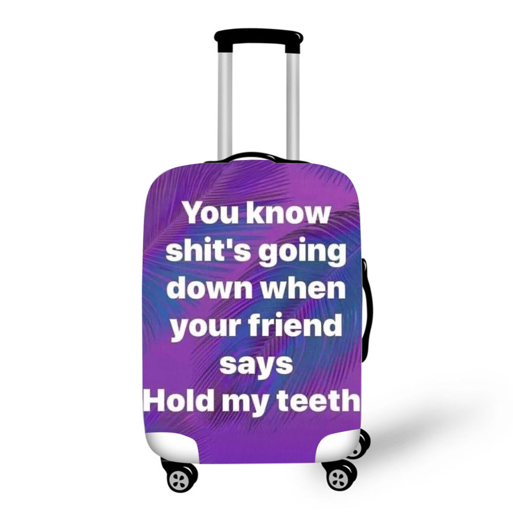Hold My Teeth Luggage / Suitcase Covers