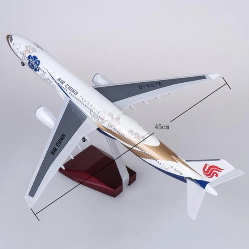47cm 1/160 LED & Non LED Air China Airbus A330 Gold Livery Model Plane