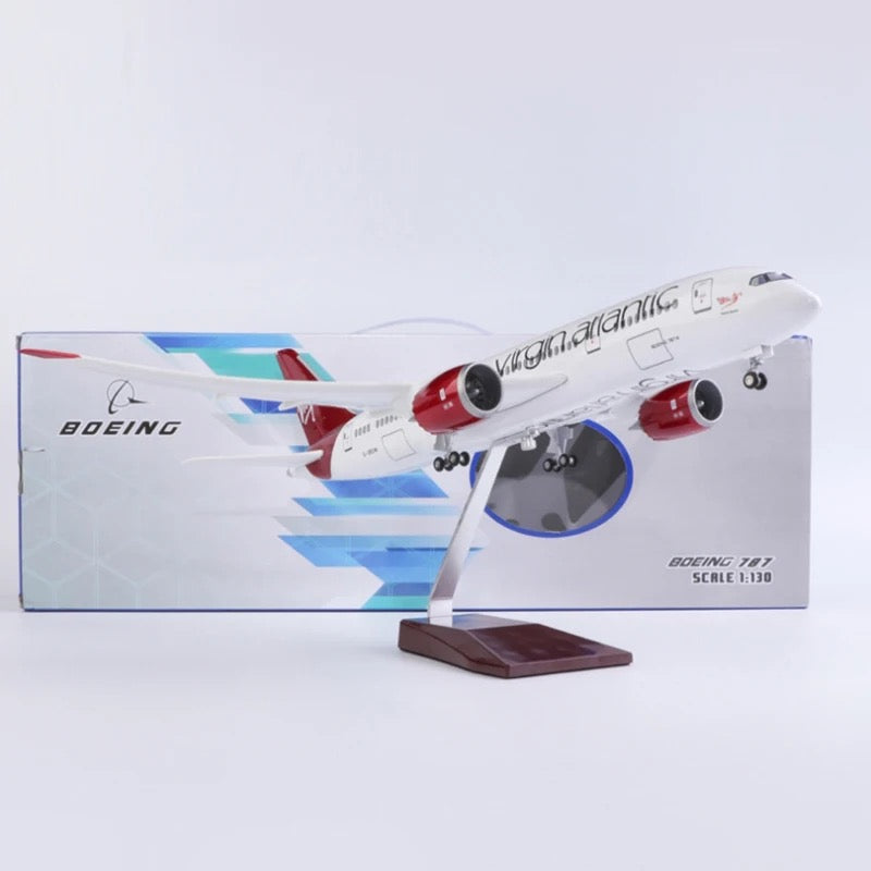 Virgin Atlantic Boeing 787 47cm 1/160 LED & Non LED Model Plane