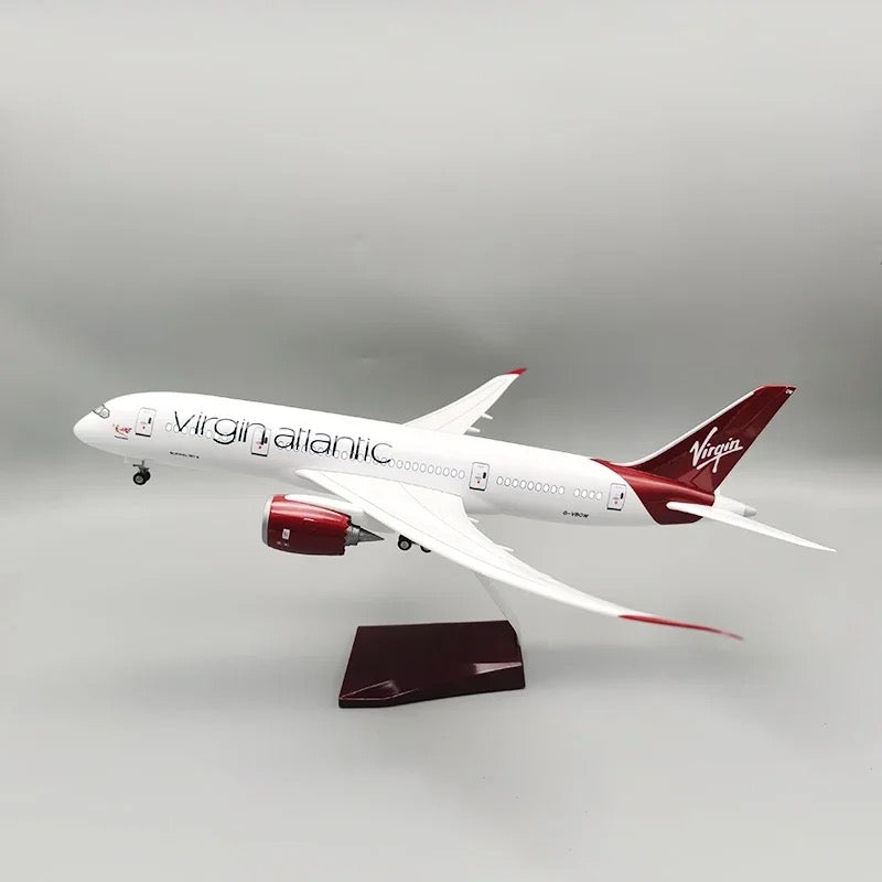 Virgin Atlantic Boeing 787 47cm 1/160 LED & Non LED Model Plane