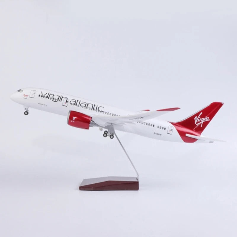 Virgin Atlantic Boeing 787 47cm 1/160 LED & Non LED Model Plane