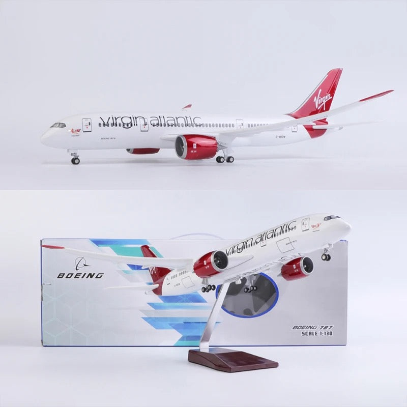 Virgin Atlantic Boeing 787 47cm 1/160 LED & Non LED Model Plane