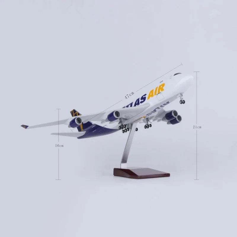 Atlas Air Boeing 747-400 Freighter 47cm 1/160 Non LED Model Plane