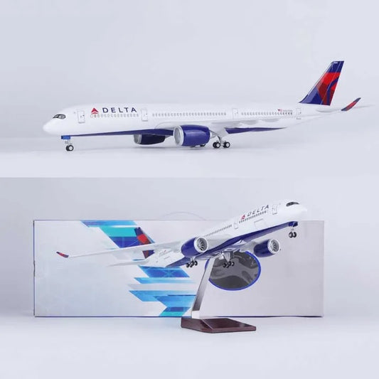 Delta Airlines Airbus A350 47cm 1/160 LED & Non LED Model Plane