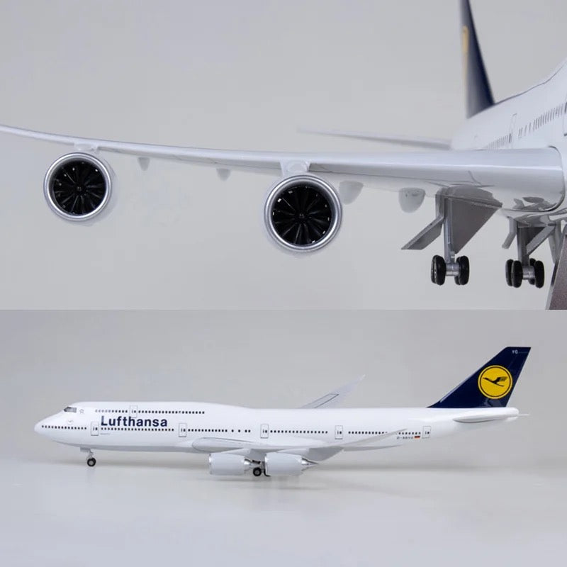Lufthansa Boeing 747-8 47cm 1/160 LED & Non LED Model Plane