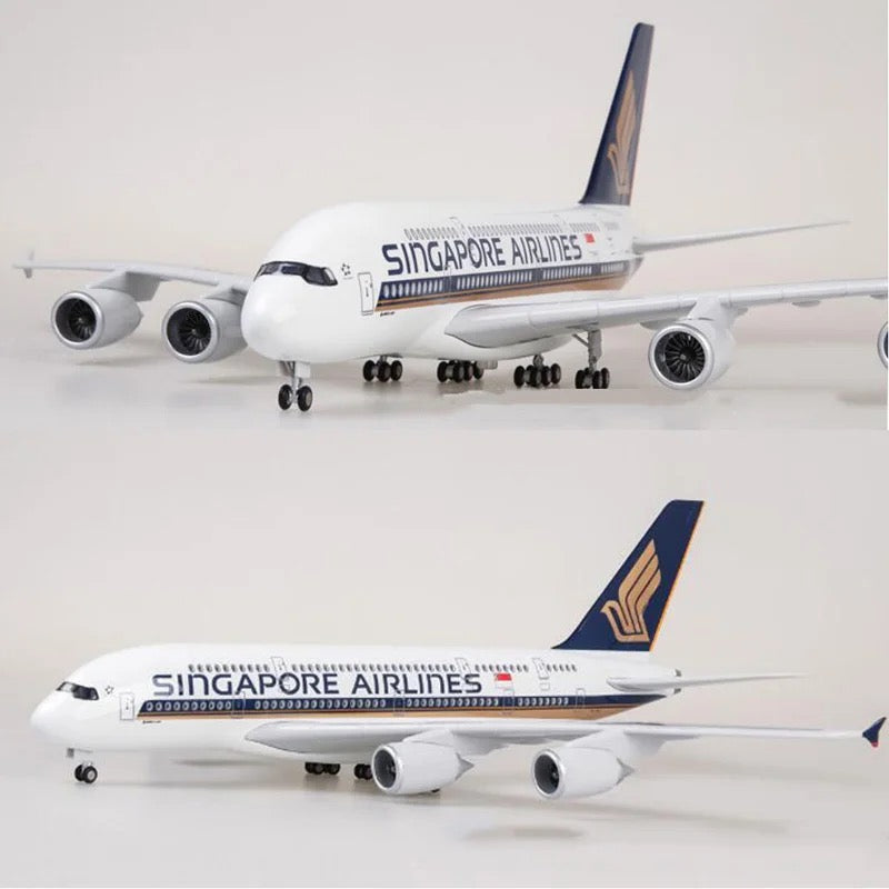 Singapore Airlines Airbus A380 47cm 1/160 LED & Non LED Model Plane
