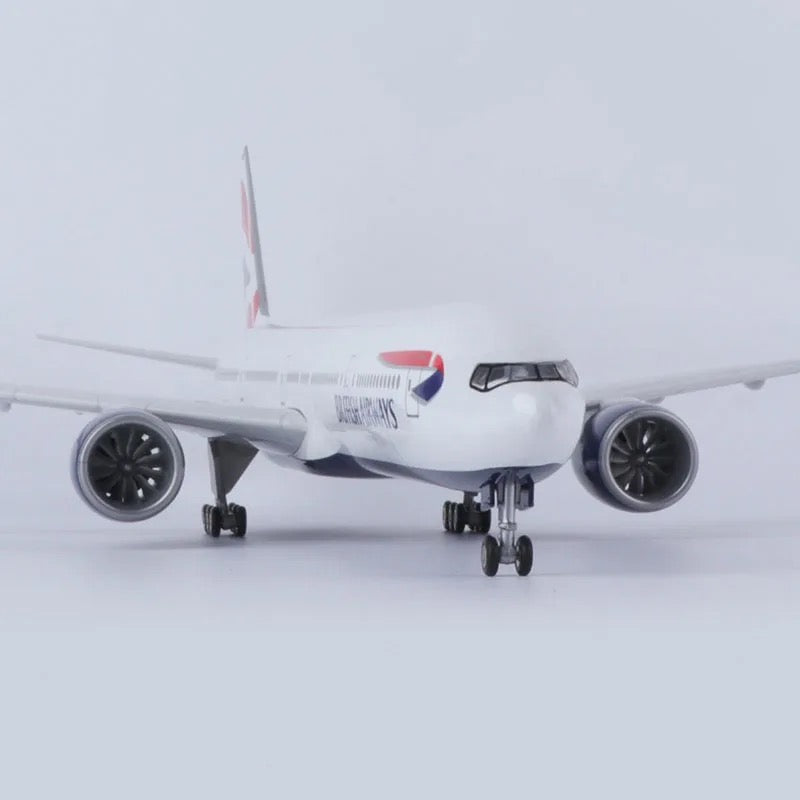47cm 1/160 LED & Non LED British Airways Boeing 777 Model Plane