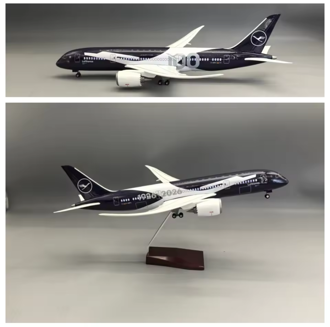 Lufthansa Boeing 787-9 80 Years Livery 47cm 1/160 LED & Non LED Model Plane