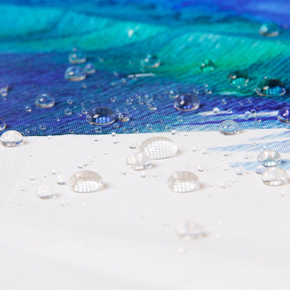 Female Model 2 Beach Sunrise Shower Curtain