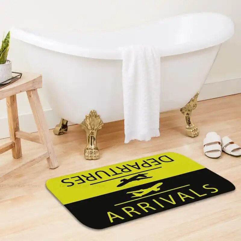 Arrivals & Departures Shower / Bath Mat