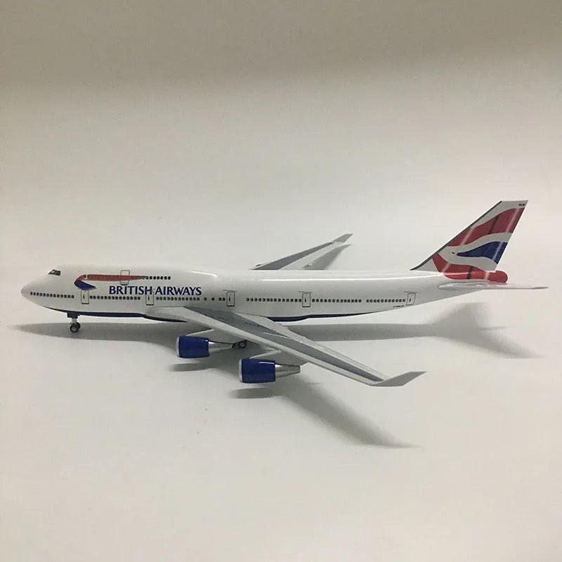British Airways Boeing 747-400 47cm 1/160 LED & Non LED Model Plane
