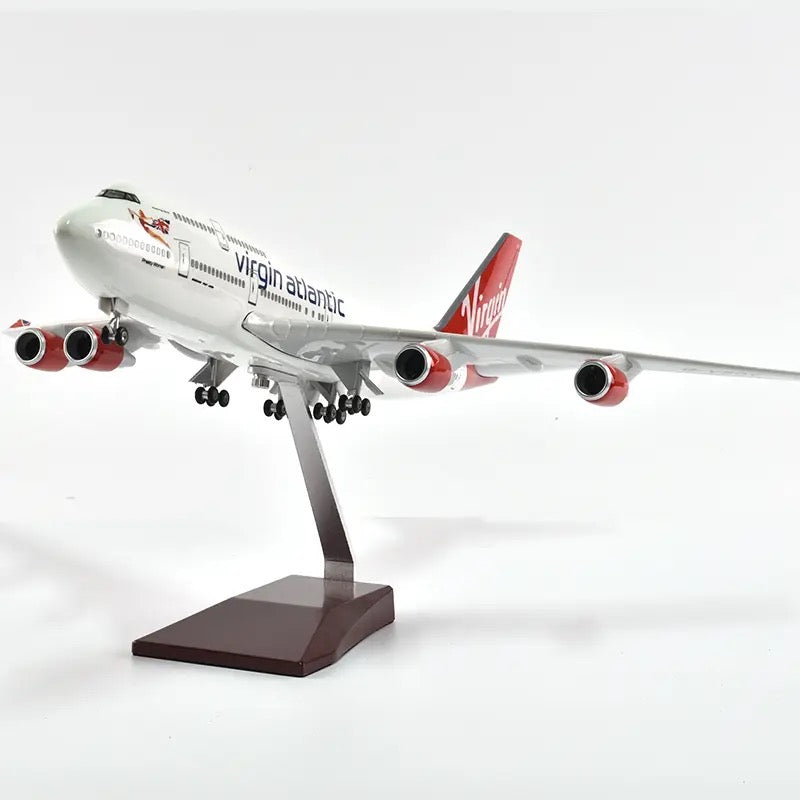 Virgin Atlantic Airways Boeing 747-400 47cm 1/160 LED & Non LED Model Plane