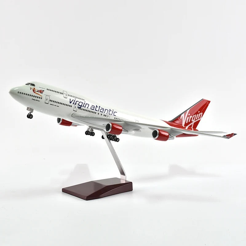 Virgin Atlantic Airways Boeing 747-400 47cm 1/160 LED & Non LED Model Plane