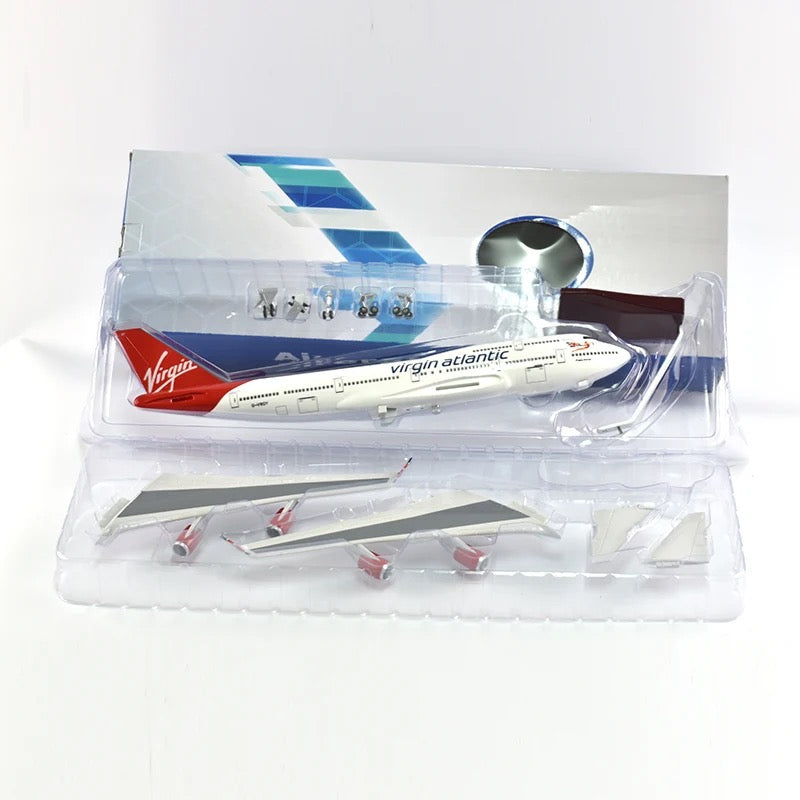 Virgin Atlantic Airways Boeing 747-400 47cm 1/160 LED & Non LED Model Plane