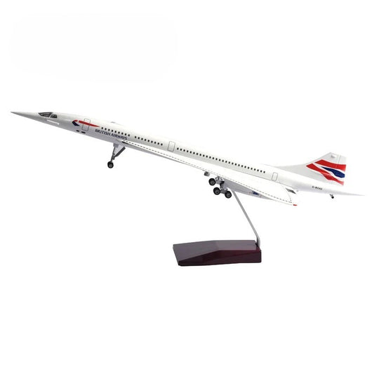 British airways Concorde 47cm 1/160 LED & Non LED Model Plane