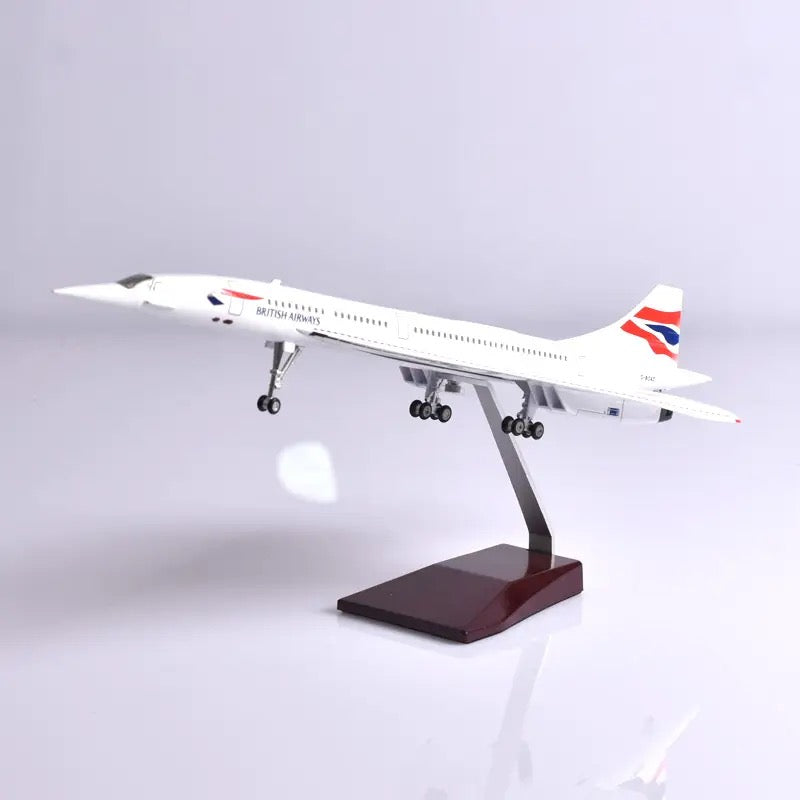 British airways Concorde 47cm 1/160 LED & Non LED Model Plane