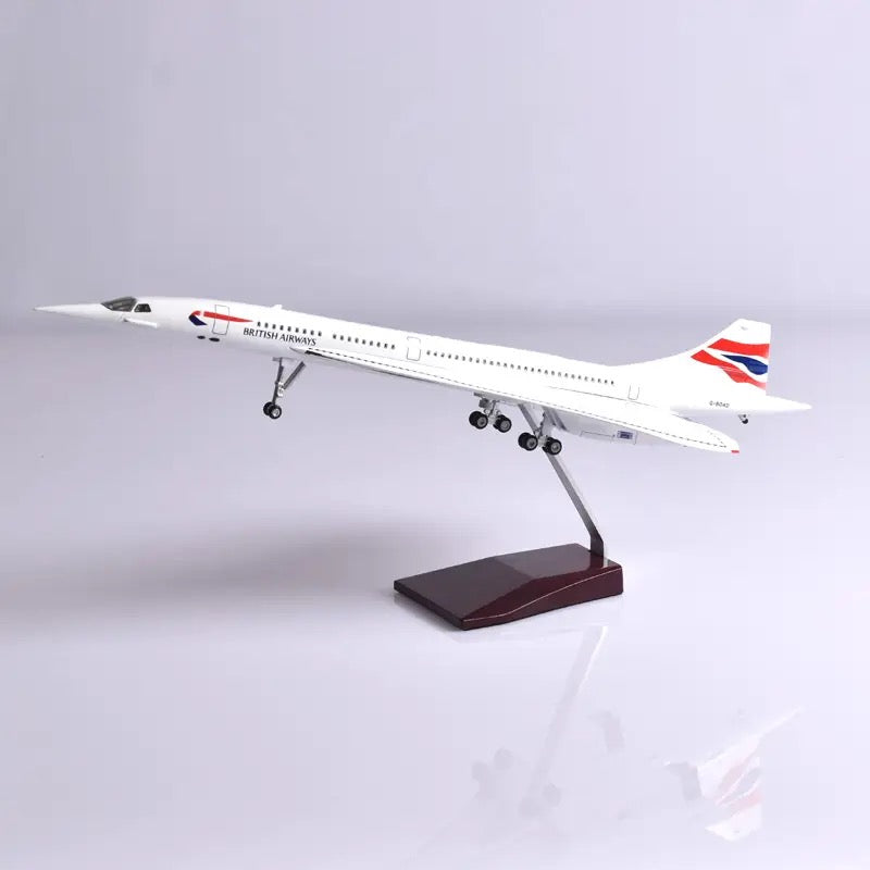 British airways Concorde 47cm 1/160 LED & Non LED Model Plane