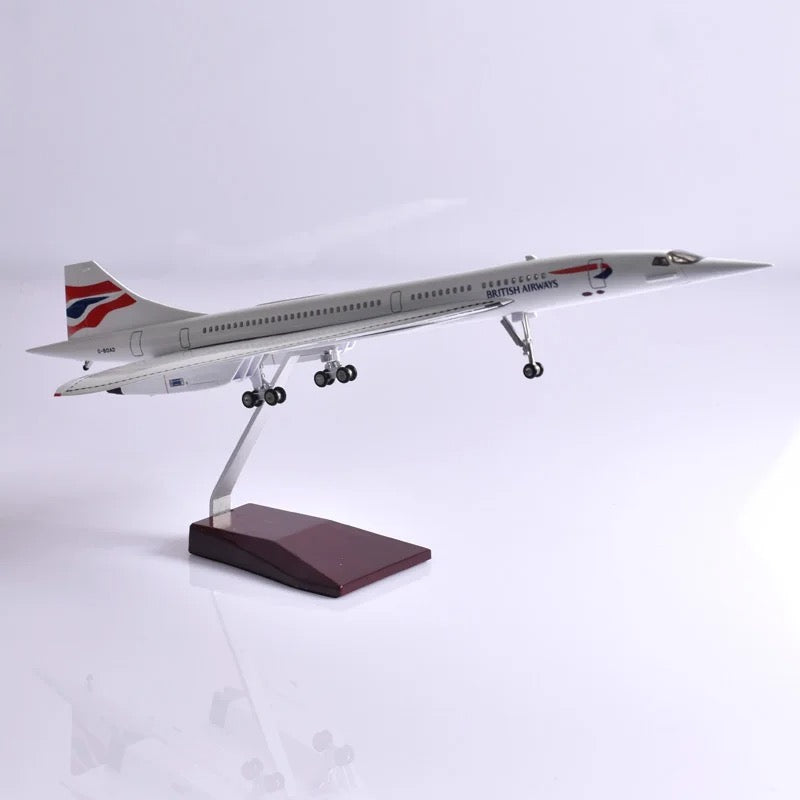 British airways Concorde 47cm 1/160 LED & Non LED Model Plane