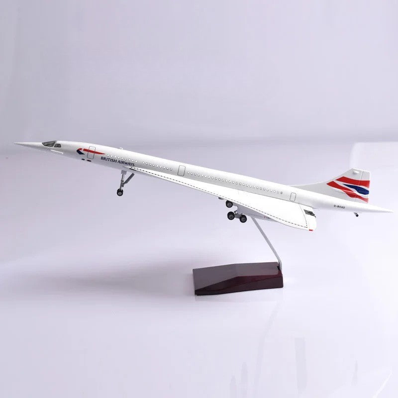British airways Concorde 47cm 1/160 LED & Non LED Model Plane