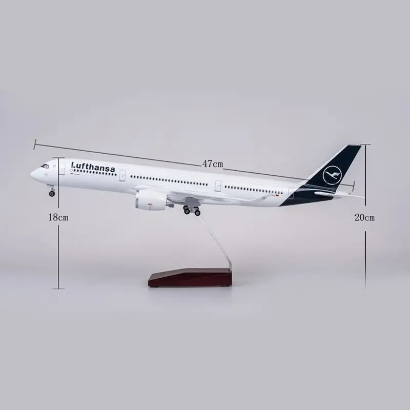 Lufthansa Airbus A350 47cm 1/160 LED & Non LED Model Plane