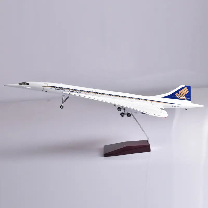 Singapore / British Airways Concorde 47cm 1/160 LED & Non LED Model Plane