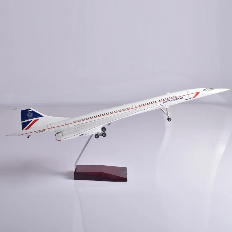 Singapore / British Airways Concorde 47cm 1/160 LED & Non LED Model Plane