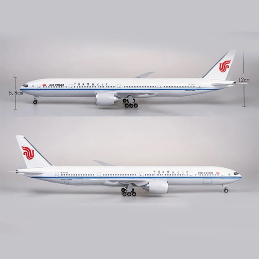 47cm 1/160 LED & Non LED Air China Boeing 777 Model Plane