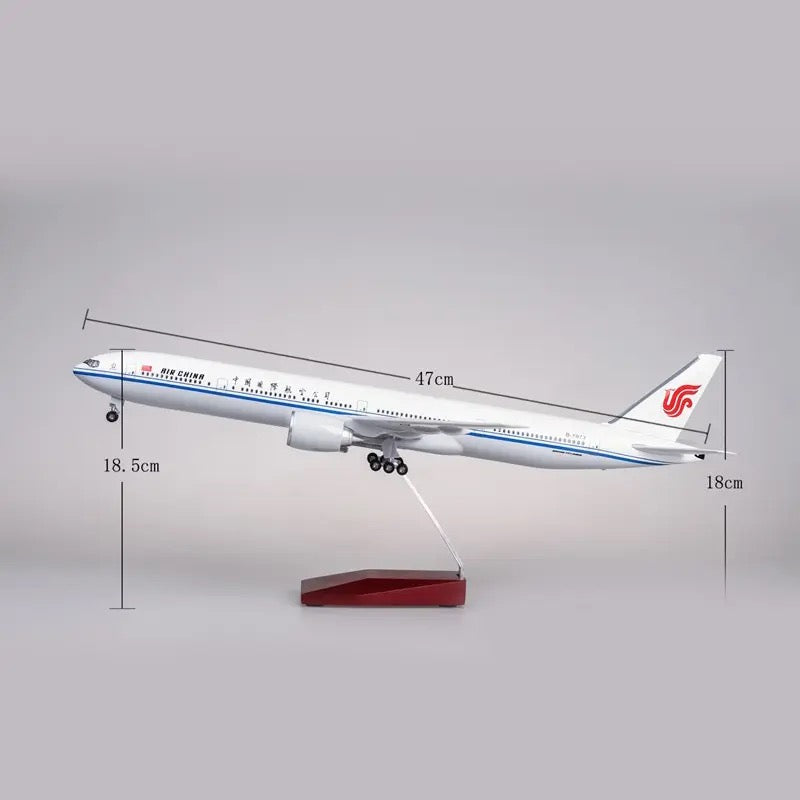 47cm 1/160 LED & Non LED Air China Boeing 777 Model Plane