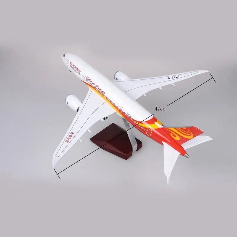 Hainan Airlines Boeing 787 47cm 1/160 LED & Non LED Model Plane