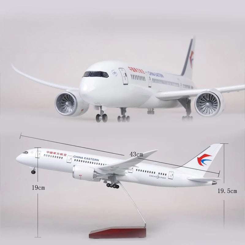 China Eastern Airlines Boeing 787 47cm 1/160 LED & Non LED Model Plane
