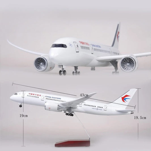 China Eastern Airlines Boeing 787 47cm 1/160 LED & Non LED Model Plane