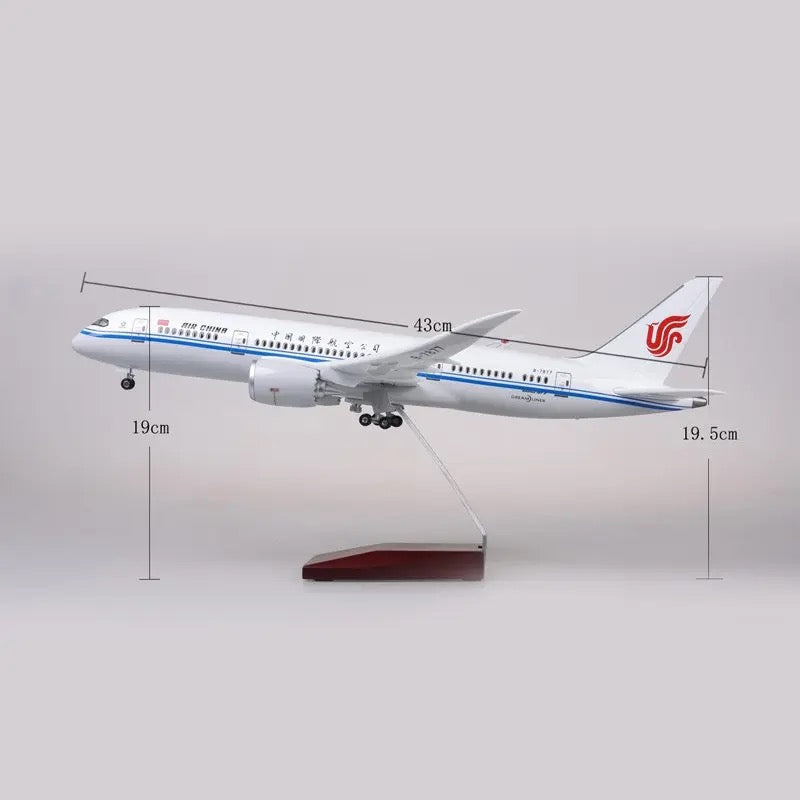 47cm 1/160 LED & Non LED Air China Boeing 787 Model Plane