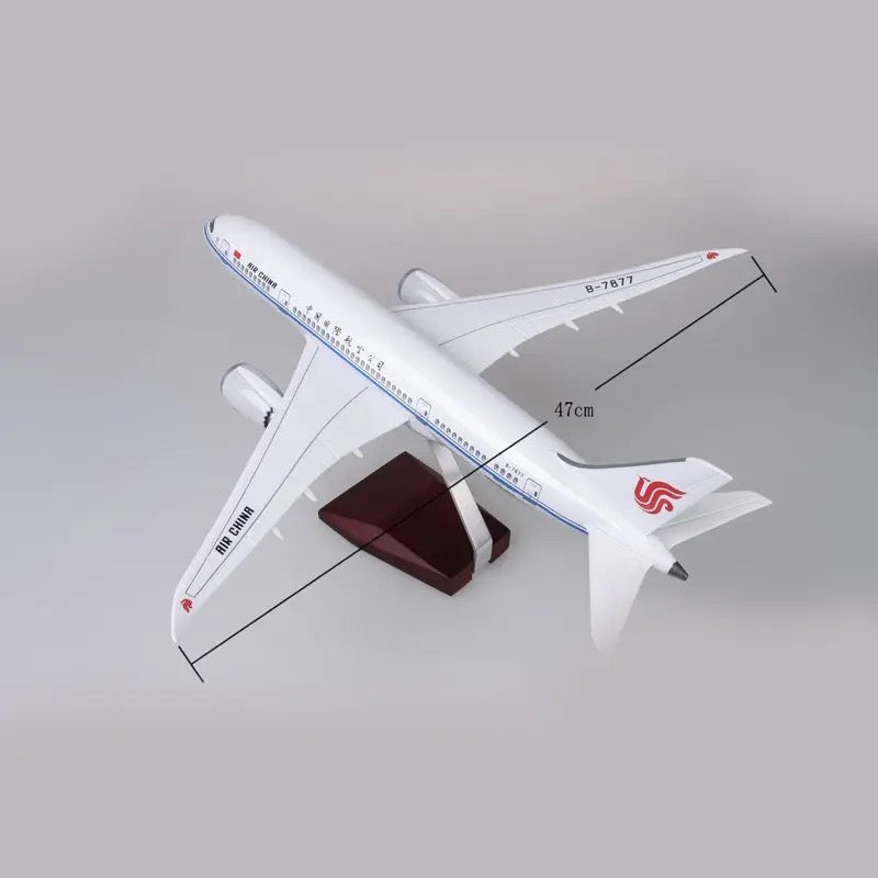 47cm 1/160 LED & Non LED Air China Boeing 787 Model Plane