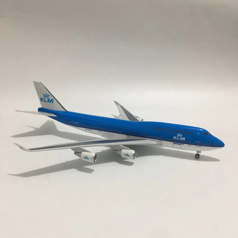 47cm 1/160 LED & Non LED KLM Airways Boeing 747-400 Model Plane