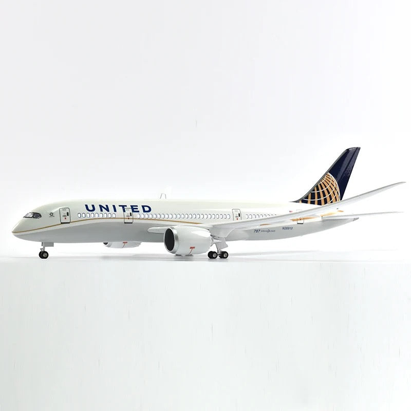 United Airlines Boeing 787-9 47cm 1/160 LED & Non LED Model Plane