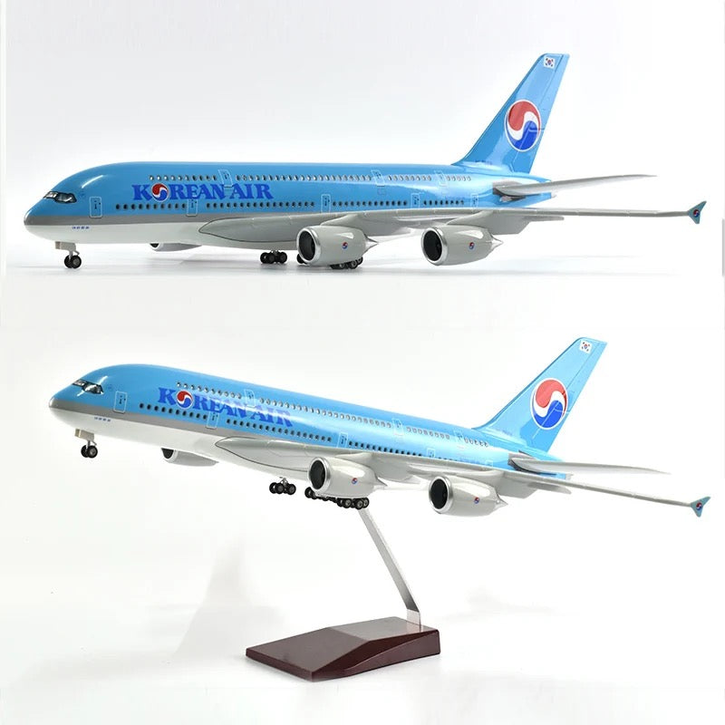 Korean Air Airbus A380 47cm 1/160 LED & Non LED Model Plane