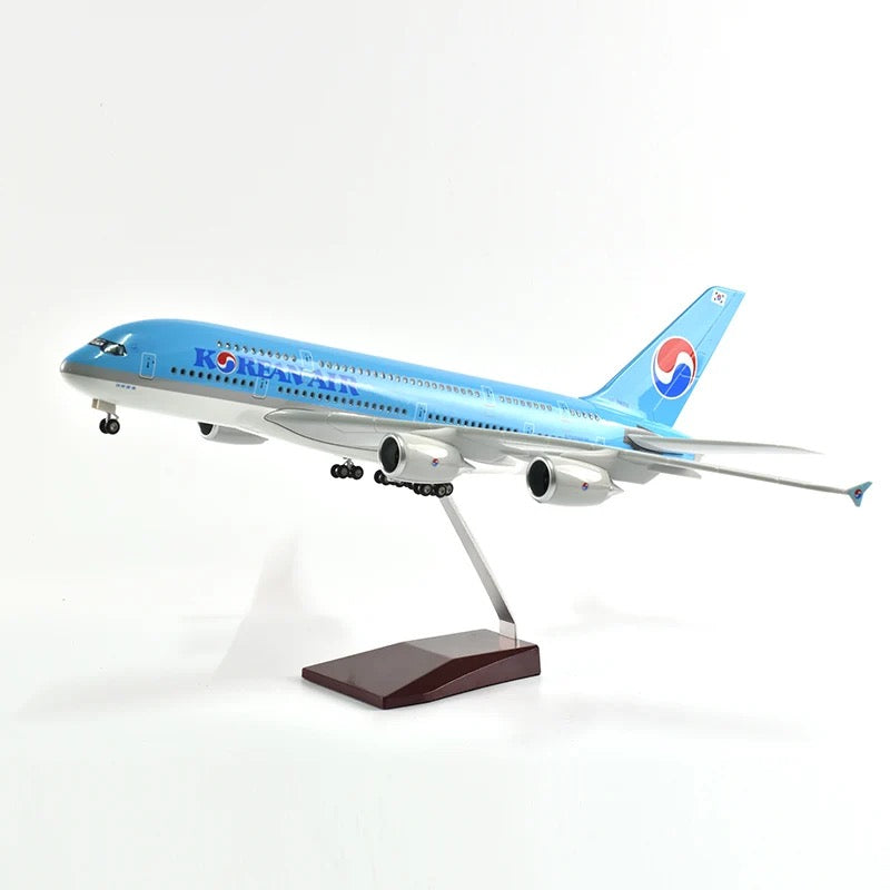 Korean Air Airbus A380 47cm 1/160 LED & Non LED Model Plane