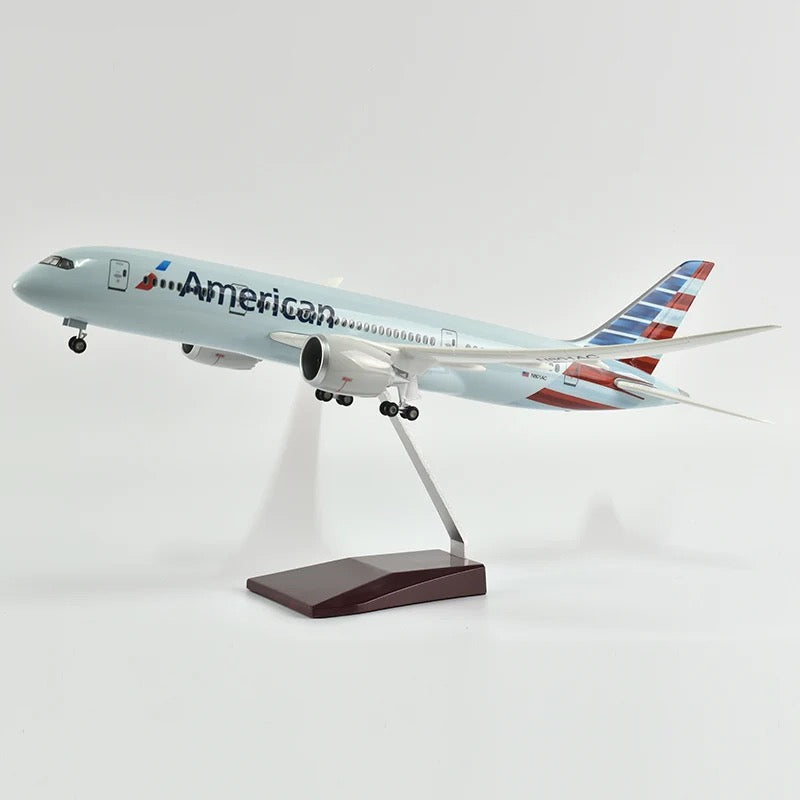American Airlines Boeing 787-9 47cm 1/160 LED & Non LED Model Plane