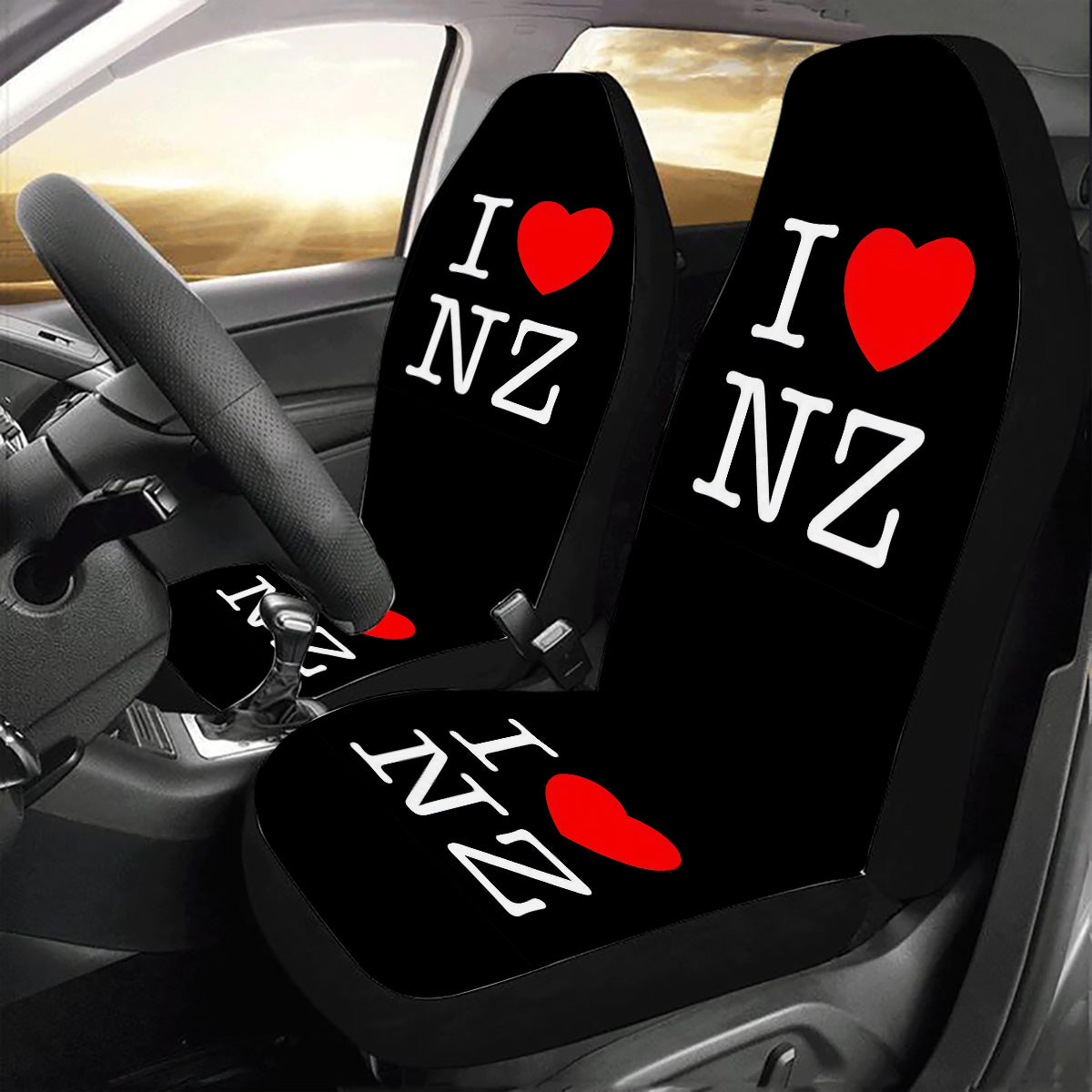 I Love New Zealand Seat Covers