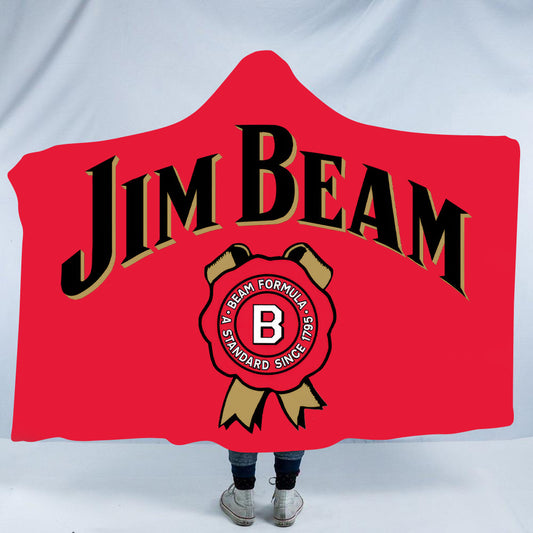 Jim Beam Hooded Blanket
