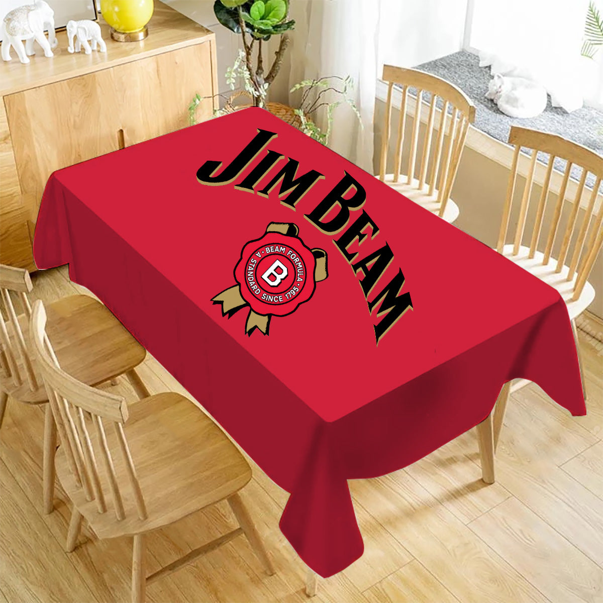 Jim Beam Rectangle Table Cloth