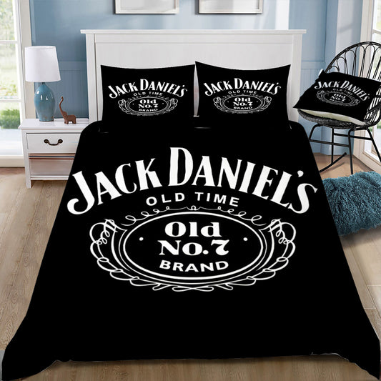 Jack Daniels Doona / Duvet Cover and 2 Pillow Slips