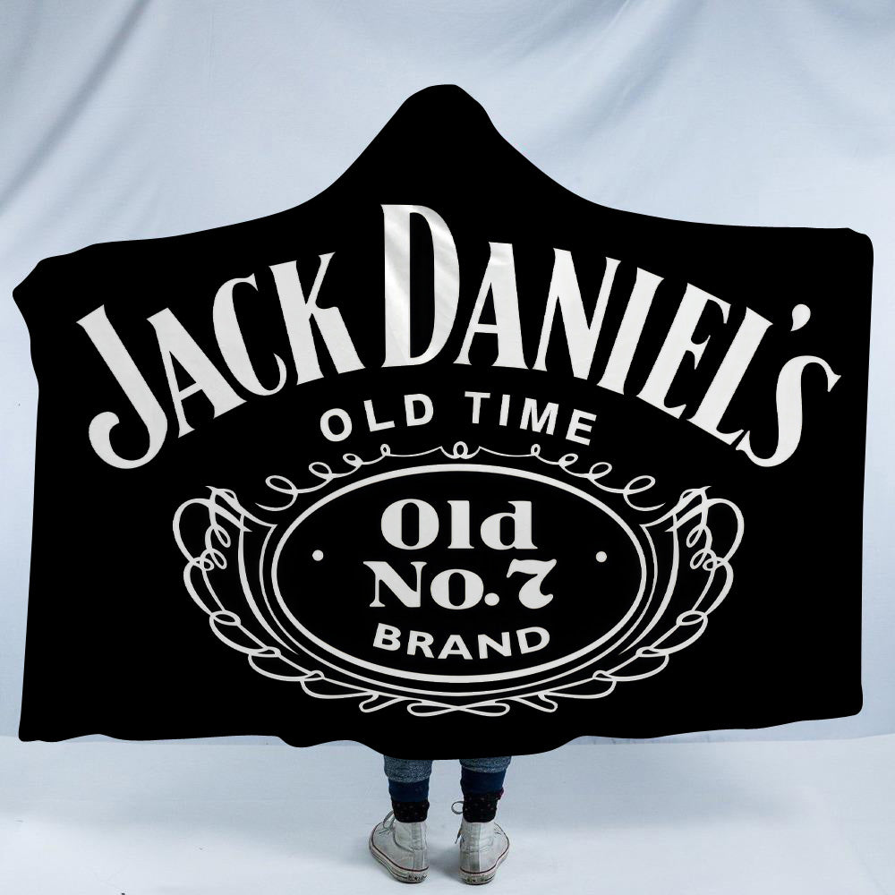 Jack Daniels Hooded Blanket